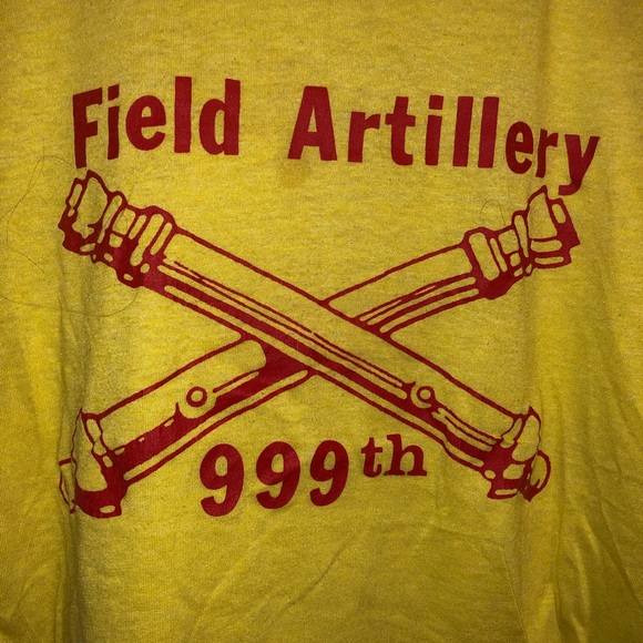 Screen Stars | Shirts | Authentic Vintage 999th Field Artillery Tshirt ...